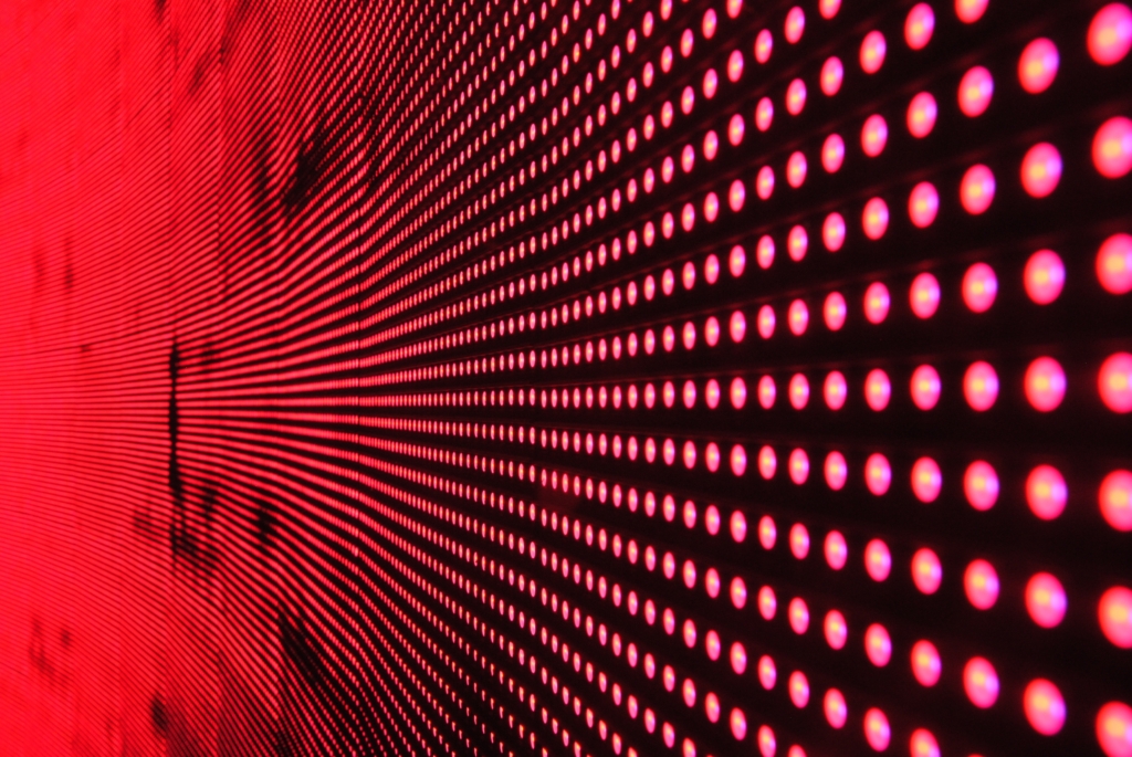 Image of a red light lamp