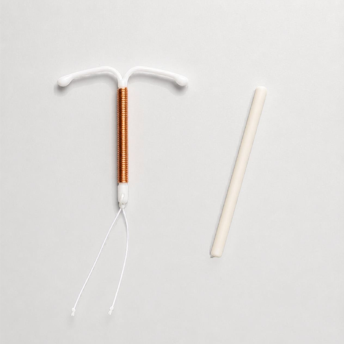 IUD copper T and implantable hormonal device